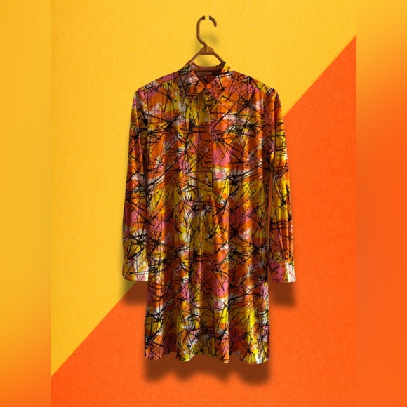Vintage 60s/70s Saks Fifth Avenue Shirt Dress - Picture 1 of 5